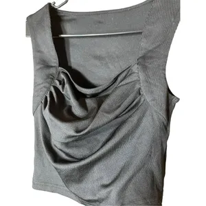 Cider Black Ruched Tank Top‎ thumbnail 3
