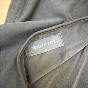White Fox Halter Top If You Need My Love Size S Black thumbnail 4
