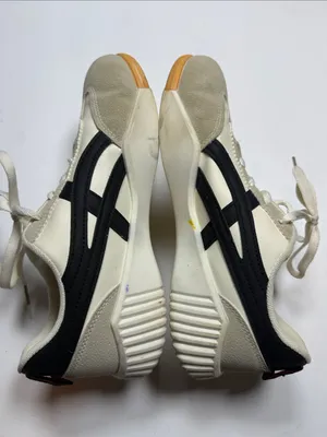 De Florance Vintage Sneakers Shoes DF Cloudea Lightweight Beige Black S-558 Sz 9 thumbnail 4