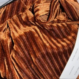 High low tie side wrap velvet‎ dress thumbnail 5