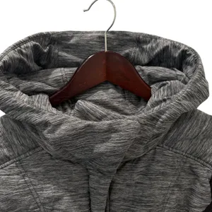 The North Face Womens Medium Gray Quilted Hybrid Softshell Fleece Hooded Jacket thumbnail 7