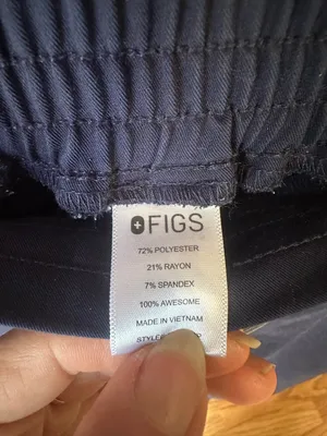 Figs Navy Drawstring Cargo Sweatpants thumbnail 2