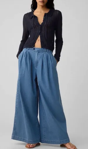 DOEN x GAP High Waisted Wide Leg Denim Trousers‎ SIze 8/29 thumbnail 1