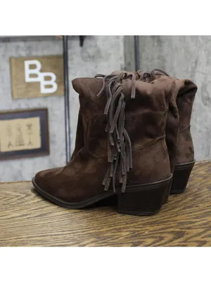 Universal Thread Womens Patsy Tall Fringe Western Boots Brown Multi 8.5M thumbnail 3