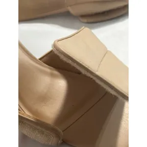 Open Edit Cava Padded Block Heel Women 7.5 Nude Square Toe Slide Sandals Mules‎ thumbnail 11
