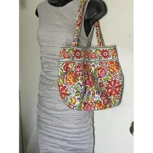 Vera Bradley Bag Small Msrp Multicolor Tote thumbnail 4