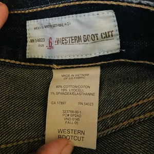 Vintage Y2K dark wash Western Bootcut Gap jeans. Size 6 thumbnail 3