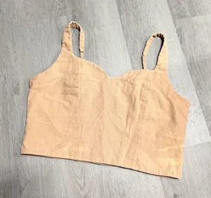 Abercrombie & fitch cropped tank top thumbnail 1