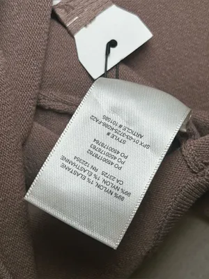 Aritzia Babaton Neutral Sculpt Knit One Shoulder Tank Top Women’s Size Medium thumbnail 7