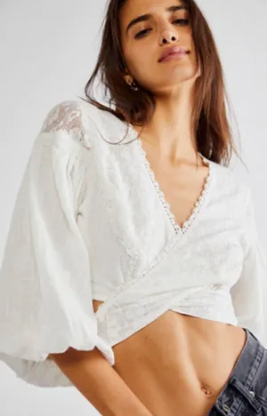 Free People Dolly Wrap Top thumbnail 1