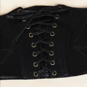 Black Corset Belt Steampunk New thumbnail 3