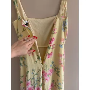 Lulus Remarkable Arrival Yellow Floral Sleeveless Maxi Dress Size XS Feminine thumbnail 9