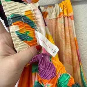 Daily Practice by Anthropologie Frida Cross-Back Midi Dress Multi Size Small thumbnail 5