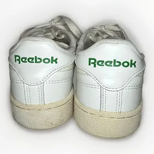 Reebok Classic Club‎ C 85 Vintage Chalk & Green Retro Sneaker Size 9.5 BS8242 thumbnail 4