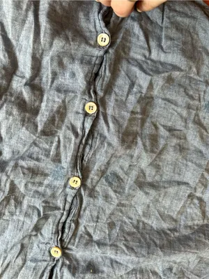Bsbee Denim Blue Ollie Shirt Size small cotton thumbnail 6