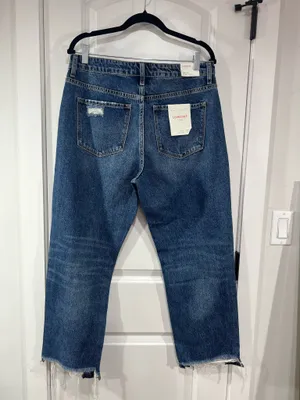 Vervet High Rise, dark wash, cropped, jeans thumbnail 8