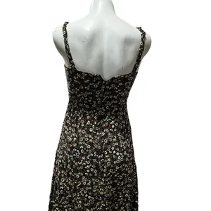 Zara black floral dress thumbnail 6