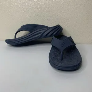 Vionic Recovery Thong Sandals Slip On Women’s Sz 9, Men’s 7 Blue thumbnail 2