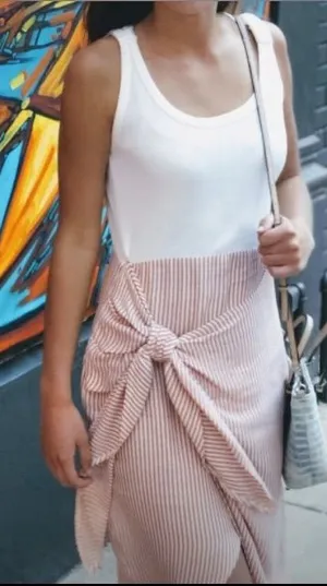 ZARA Wrap Ribbed Tank Dress‎ thumbnail 1
