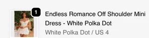Peppermayo Polka Dot Dress Black White thumbnail 4