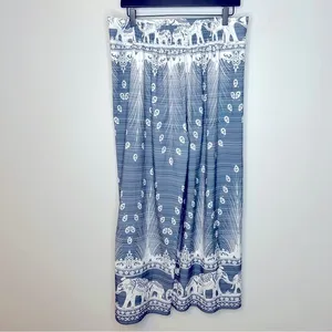 Women’s Elephant‎ Grey Wide Leg Slit Pants Size L/XL thumbnail 5