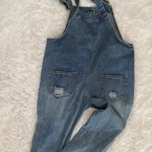 Frontwards backwards medium wash denim overalls Blue Size undefined thumbnail 6