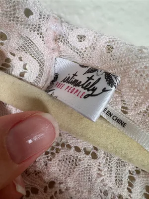 Intimately Free People Pink Lace Bralette Top Womens S Romantic Girly Coquette thumbnail 8