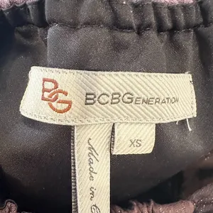 BCB Generation Halter Maxi Dress XS Brown Backless Hoco Sparkle Belted Ombre‎ thumbnail 9