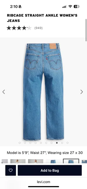 Levi’s Ribcage Straight Ankle Jeans thumbnail 5