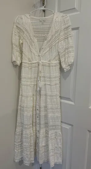 Super cute Anthro style maxi dress.X-small thumbnail 1