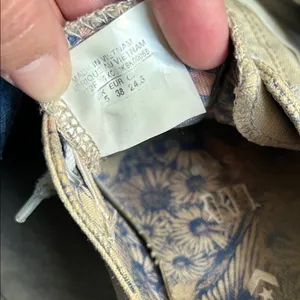 Converse Off-White Slip-On Sneakers well worn thumbnail 7