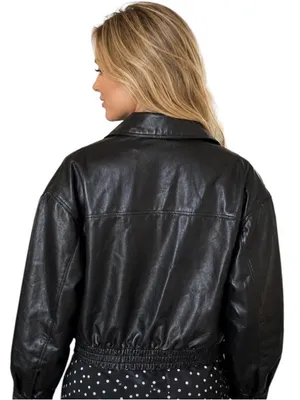 Wild Fable Women’s Black Zipper/Snap Jacket XS NWT thumbnail 3