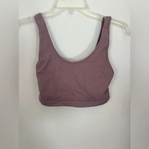 American Eagle Outfitters Ribbed Crop Tank Top Size M thumbnail 6