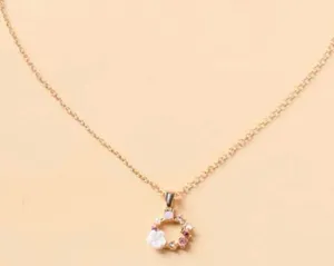 Flower necklace and earrings set thumbnail 2