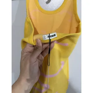 Kollyy Women's Y2K Yellow Abstract Body Con‎ Dress Size S NWT thumbnail 4