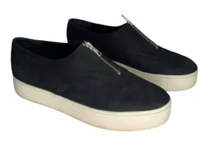 Vince.‎ Warner Zip-Front Platform Sneaker Black 9.5 thumbnail 1