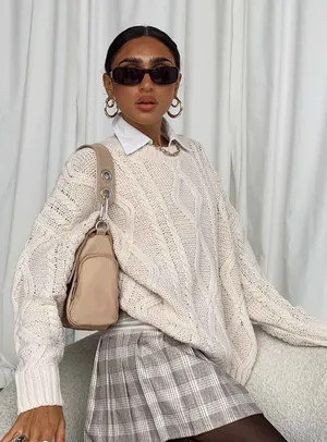 Princess Polly Anaya Oversized Sweater thumbnail 1