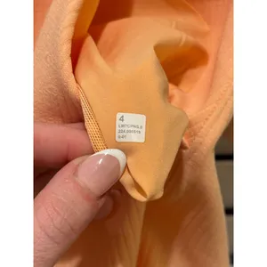 NEW Lululemon Ribbed Softstreme HR Short 2" Womens 4 Peach Bellini PCHB Shorts thumbnail 7