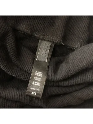 Skims Pants Ribbed Flare Modal Stretch Black XXS thumbnail 3