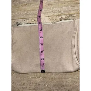 CHLOE PARFUM Canvas Pouch Bag Zipper‎ Beige Small Toiletry Make Up thumbnail 5