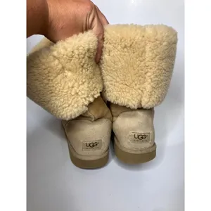 UGG Classic Tall 5815 Boots Women Size 10 Chestnut Tan Good Suede Shearling thumbnail 4