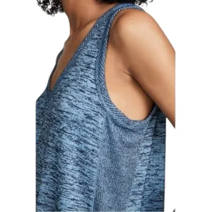 Rag & Bone Women’s Size S Blue Black Space Dye Ramona V-Neck Sleeveless Tank Top thumbnail 7