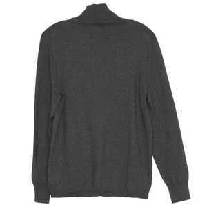 Talbots Turtleneck Sweater Minimalist Academia Old Money Quiet Luxury Gray XL thumbnail 3