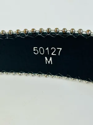 Western Black Leather Belt with Crystal Studded Rhinestones, Engraved Buckke thumbnail 8