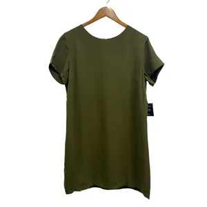 Lulus Shift and Shout Olive Green Shift Dress size XS NWT thumbnail 2