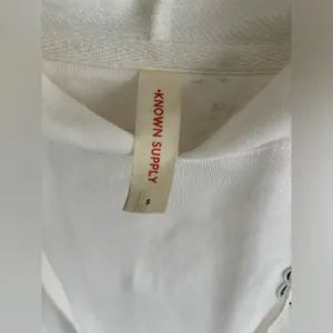 Known Supply Organic Cotton White Hoodie with Panda thumbnail 4