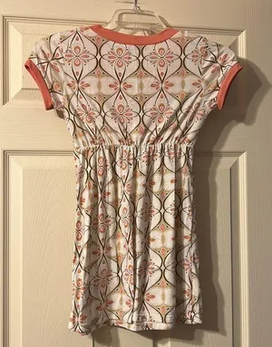 Vanity Collection Floral Babydoll Style Blouse Small thumbnail 4