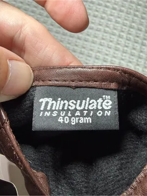 Ladies Genuine Leather Thinsulate 40 Gram Insulated Gloves Brown Size Small New thumbnail 5