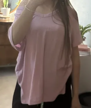 aerie pink tshirt thumbnail 1