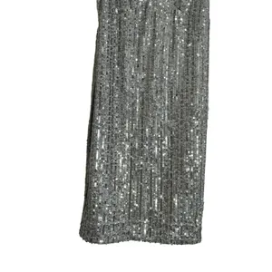 Urban Social NEW Silver Sequin Mini Dress V-Neck Homecoming Cocktail Party thumbnail 3